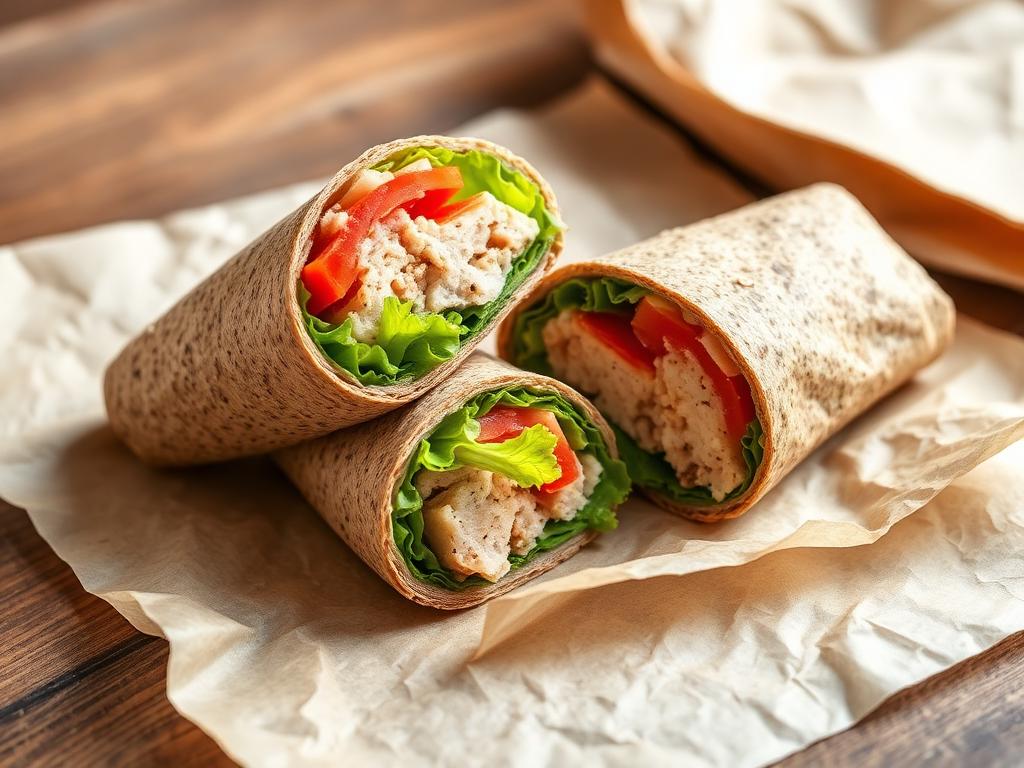 Wrap integral de atum
